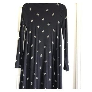 Long Sleeve Fleece-Lined Dress
